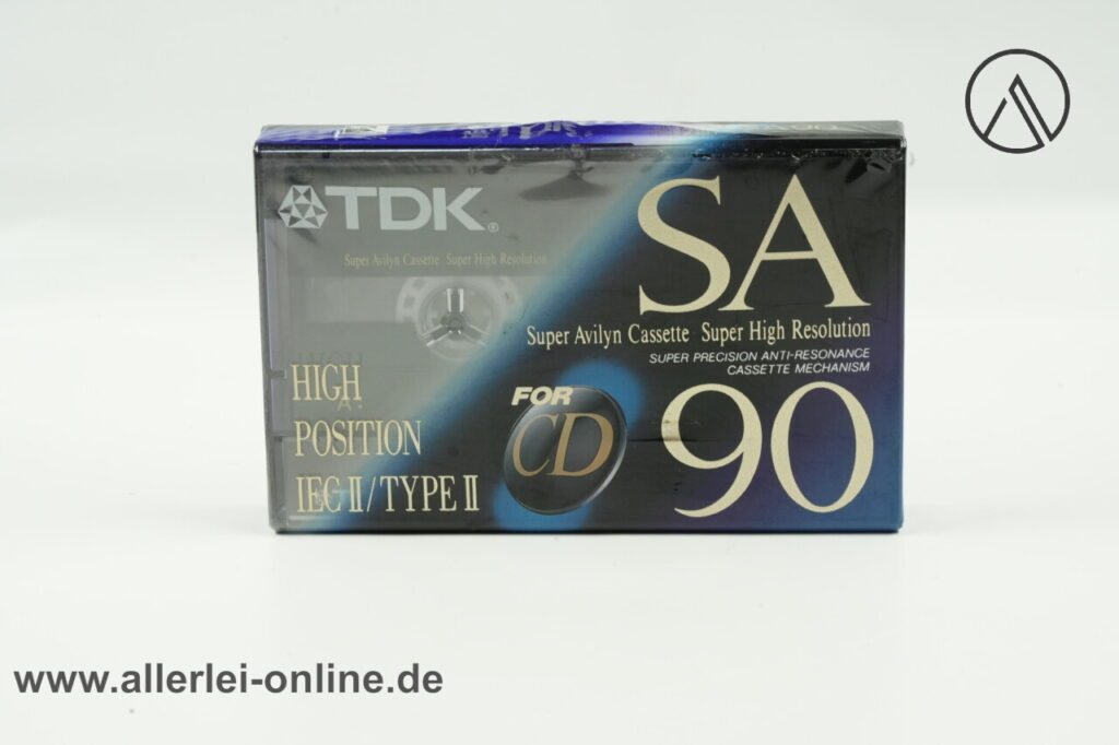TDK SA 90 Leerkassette | Audio-Kassette | Typ II / High Position | NEU/OVP