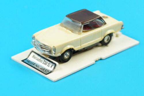 Faller AMS Auto 4851 Mercedes 230 SL Coupe mit Box beige braun