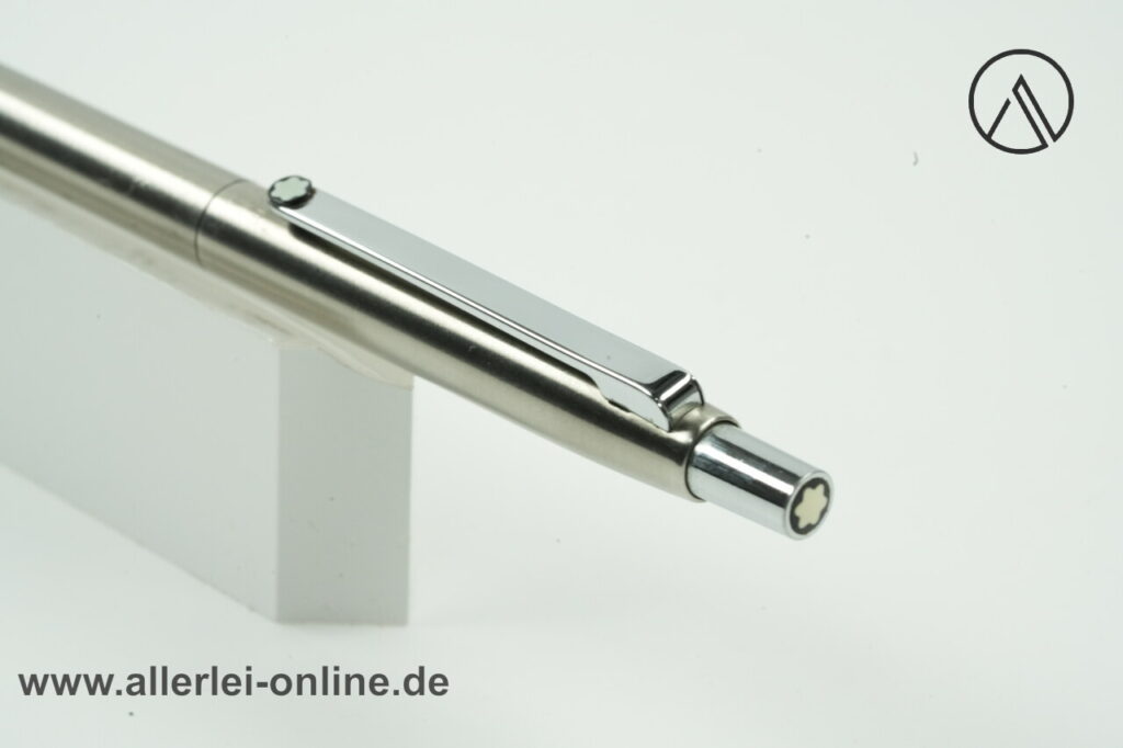Montblanc 2922 SlimLine Edelstahl Kugelschreiber | Pushbutton Ballpoint | Edelstahl/Chrom
