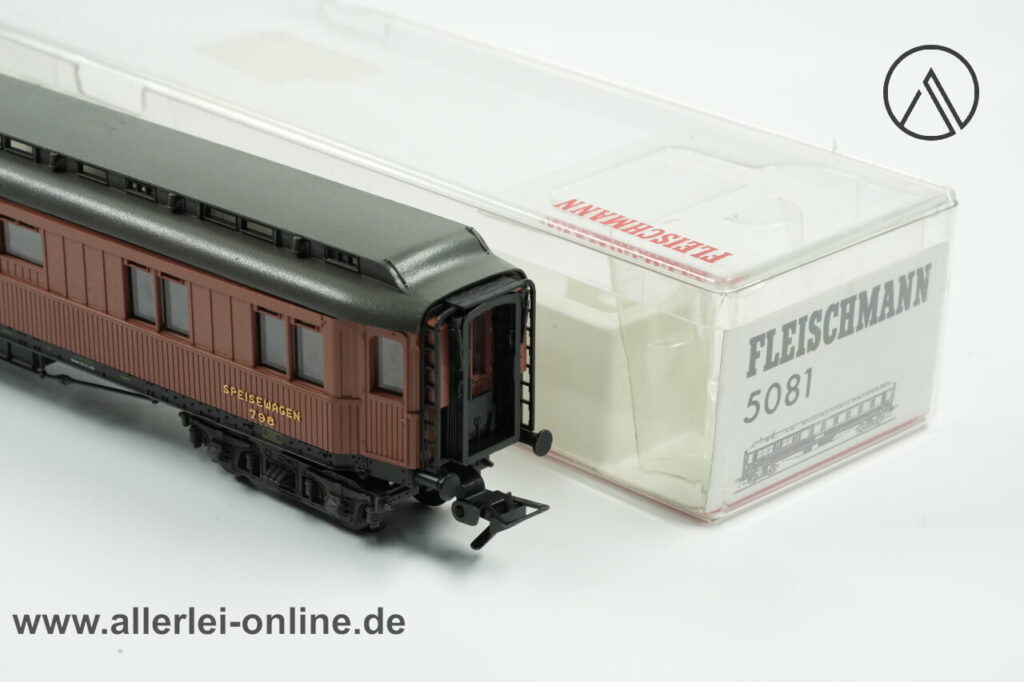 Fleischmann H0 | Fleischmann 5081 MITROPA Speisewagen 798 | 4-Achs D-Zug Personenwagen der DRG mit OVP