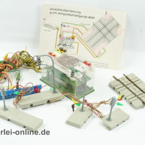 Faller AMS Ampelanlage | Ampelschaltgerät mit Ampeln und Bodengarnitur