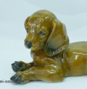 Rosenthal Classic Rose Collection Dachshund | Dackelwelpe Porzellanfigur | Fritz Heidenreich Entwurf