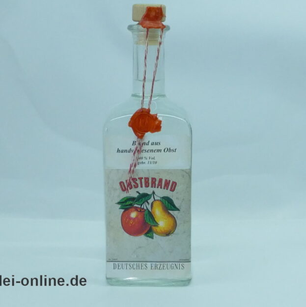 Obstbrand | Rodenbacher Apfel-Birne Obstschnaps - Alte Abfüllung | 0,7L - 40% vol