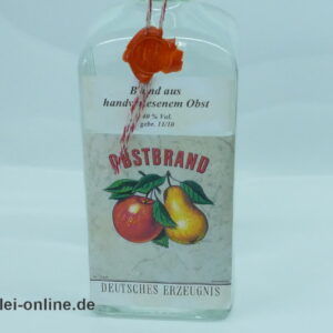 Obstbrand | Rodenbacher Apfel-Birne Schnaps - Alte Abfüllung | 0,7L - 40% vol