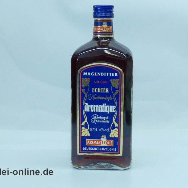 Echter Neudietendorfer Aromatique Magenbitter | Thüringer Spezialität Kräuterschnaps | 0,7L. - 40% vol