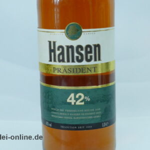 Hansen Präsident Jamaica Rum | 42% vol. - 1,0 Liter Flasche
