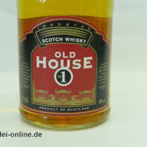Old House Scotch Whisky | Alte Abfüllung 0,7 Lit. - 40% Vol.