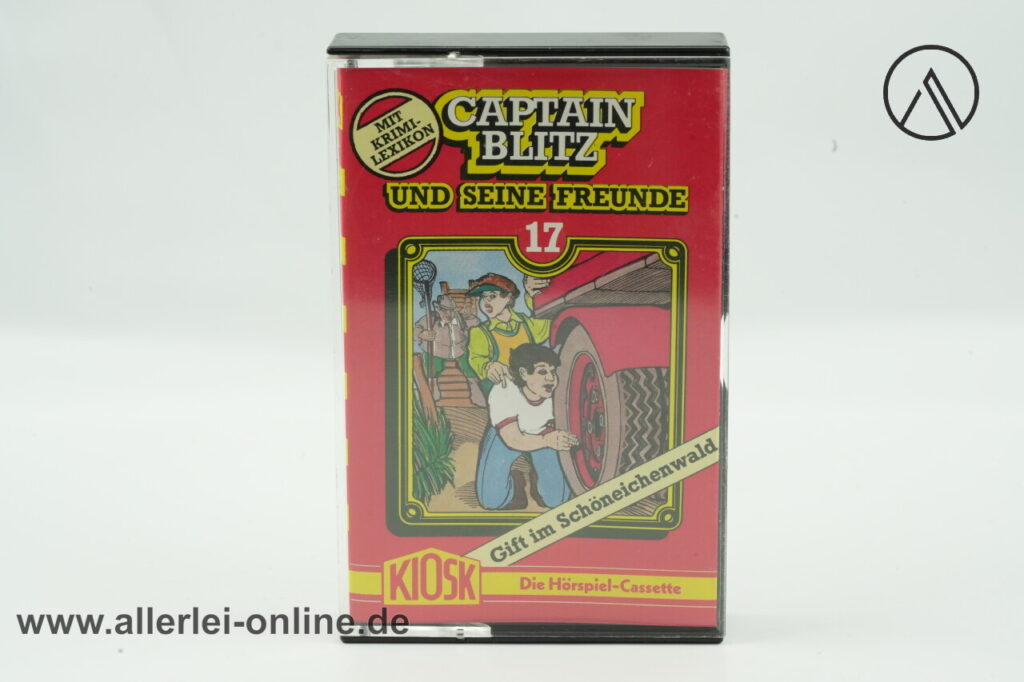 Captain Blitz und seine Freunde | Gift im Schöneichenwald Nr.17 | Vintage MC Hörspiel Kassette | Kiosk Cassette