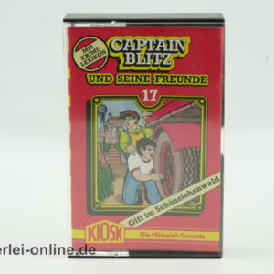 Captain Blitz und seine Freunde | Gift im Schöneichenwald Nr.17 | Vintage MC Hörspiel Kassette | Kiosk Cassette