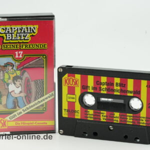 Captain Blitz und seine Freunde | Gift im Schöneichenwald Nr.17 | Vintage MC Hörspiel Kassette | Kiosk Cassette 1