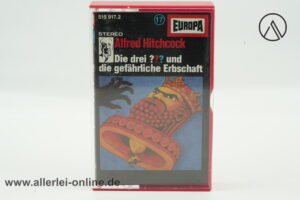 Die Drei ??? | Alfred Hitchcock | Nr. 17 | Die drei ??? und die gefährliche Erbschaft | Vintage MC Hörspiel Kassette | Europa Cassette
