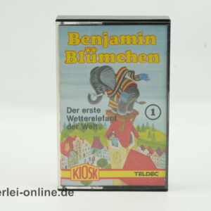 Benjamin Blümchen | Der erste Wetterelefant der Welt Nr. 1 | Vintage MC Hörspiel Kassette | Kiosk Cassette