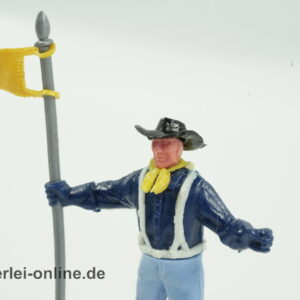 Timpo Toys | Nordstaatler stehend gelbe Fahne | Vintage Timpo Toys Steckfigur 1