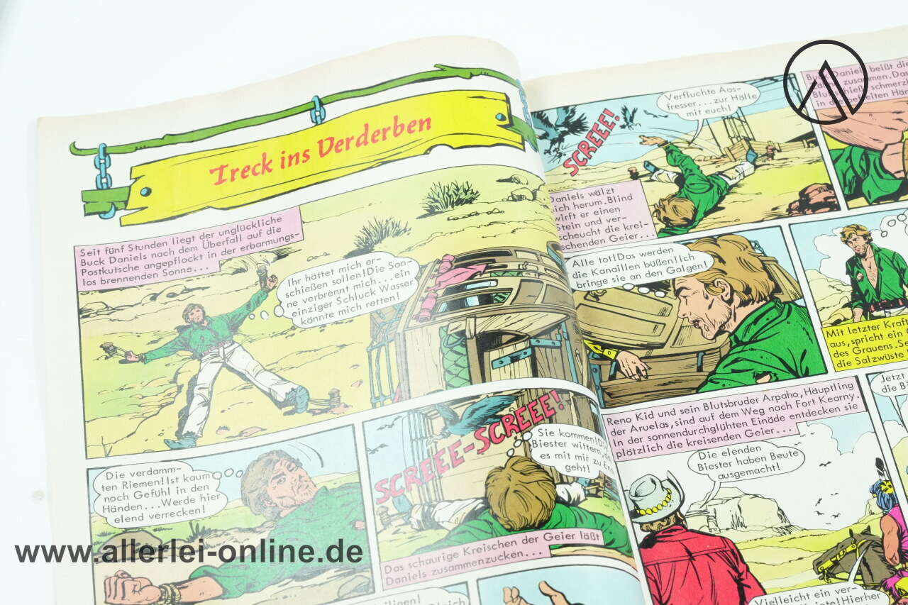 LASSO Comic-Heft Nr. 616 | Mit Reno Kid und Häuptling Arpaho | Vintage Bastei Verlag Comic 2 LASSO Comic-Heft Nr. 616 | Mit Reno Kid und Häuptling Arpaho | Vintage Bastei Verlag Comic 2