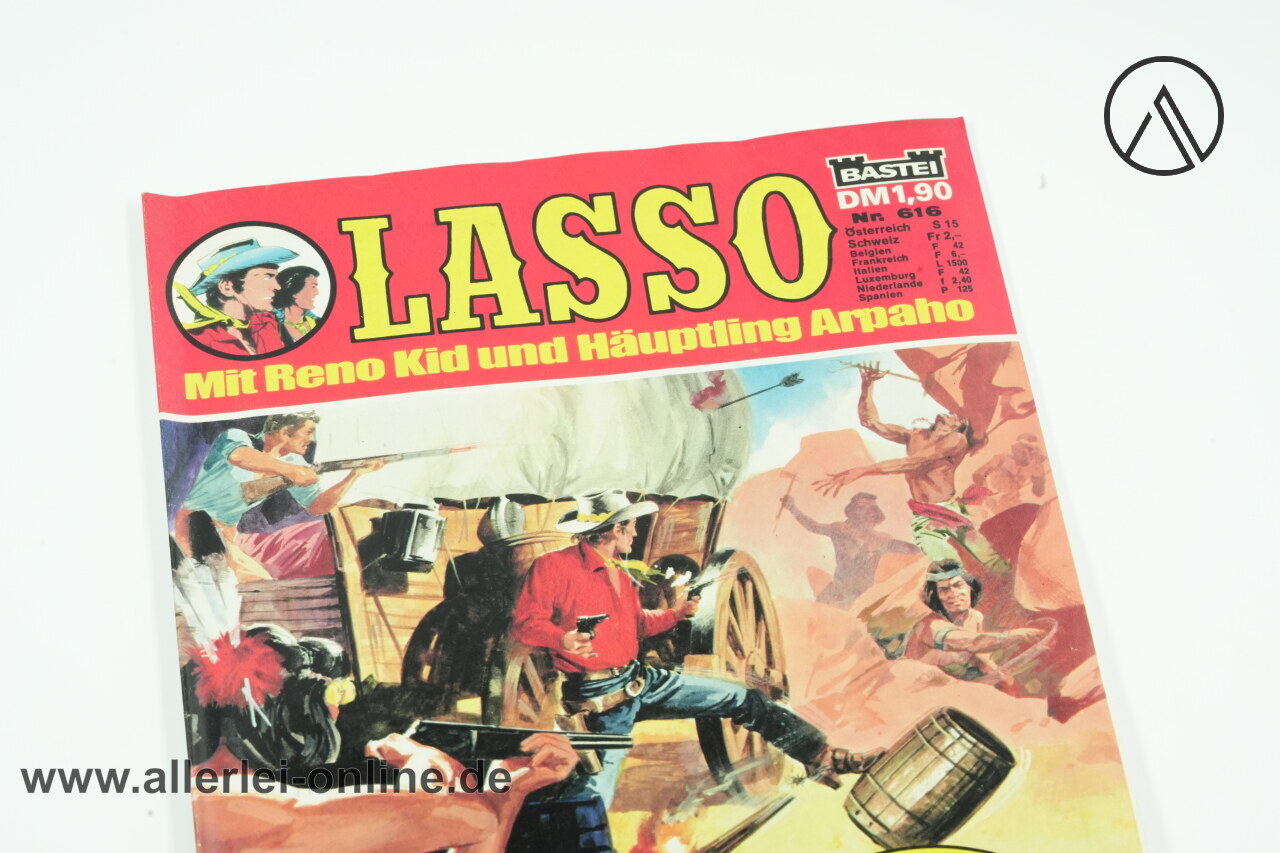 LASSO Comic-Heft Nr. 616 | Mit Reno Kid und Häuptling Arpaho | Vintage Bastei Verlag Comic 3 LASSO Comic-Heft Nr. 616 | Mit Reno Kid und Häuptling Arpaho | Vintage Bastei Verlag Comic 3