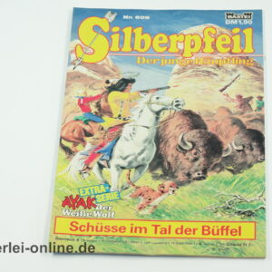 Silberpfeil Comic-Heft Nr. 605 | Der junge Häuptling |Schüsse im Tal der Büffel | Vintage Bastei Verlag Western Comic