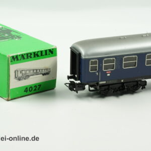 Märklin H0 | 4027 Schnellzugwagen 11853 Stg A4ümg 1.Klasse der DB mit OVP