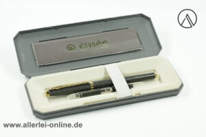 ELYSEE En Vogue Füllhalter | Cobra Schlangenhaut-Muster Füller „M“ | grau mit Etui