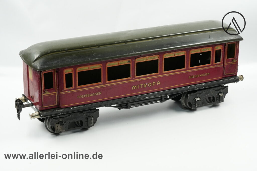 Märklin Spur 1 Mitropa Speisewagen | 4-Achsiger Vorkriegszeit Blech Personenwagen