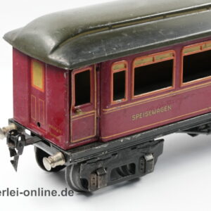 Märklin Spur 0 Mitropa Speisewagen | 4-Achs Vorkriegszeit Blech Personenwagen
