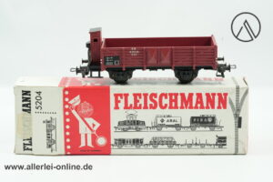 Fleischmann H0 | Fleischmann 5204 Hochbordwagen mit Bremserhaus | 2-Achs Güterwagen der DB mit OVP