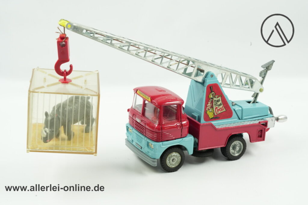 Corgi Toys 1144 | Chipperfield’s Circus Scammell Autokran mit Nashornkäfig | Vintage Made in GT.Britain