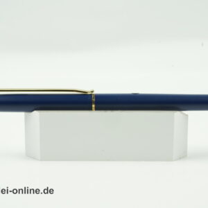 ELYSEE 60 Füllhalter | Vintage Laque Antique Füller „M“ | Marineblau-Gold | MINT/unbenutzt