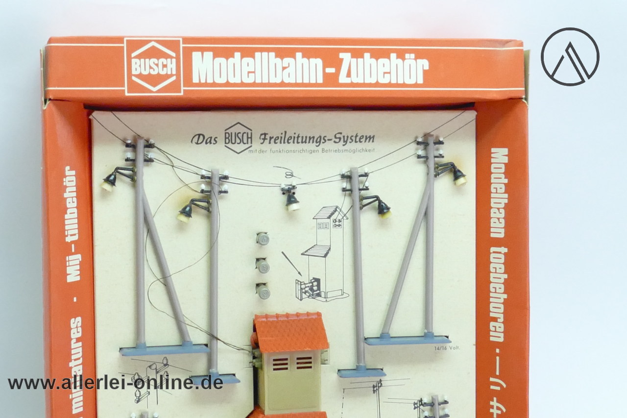 BUSCH 5800 Modellbahn Zubehör | Freileitungs-System Trafohäuschen - Strommasten und Zubehör BUSCH 5800 Modellbahn Zubehör | Freileitungs-System Trafohäuschen - Strommasten und Zubehör