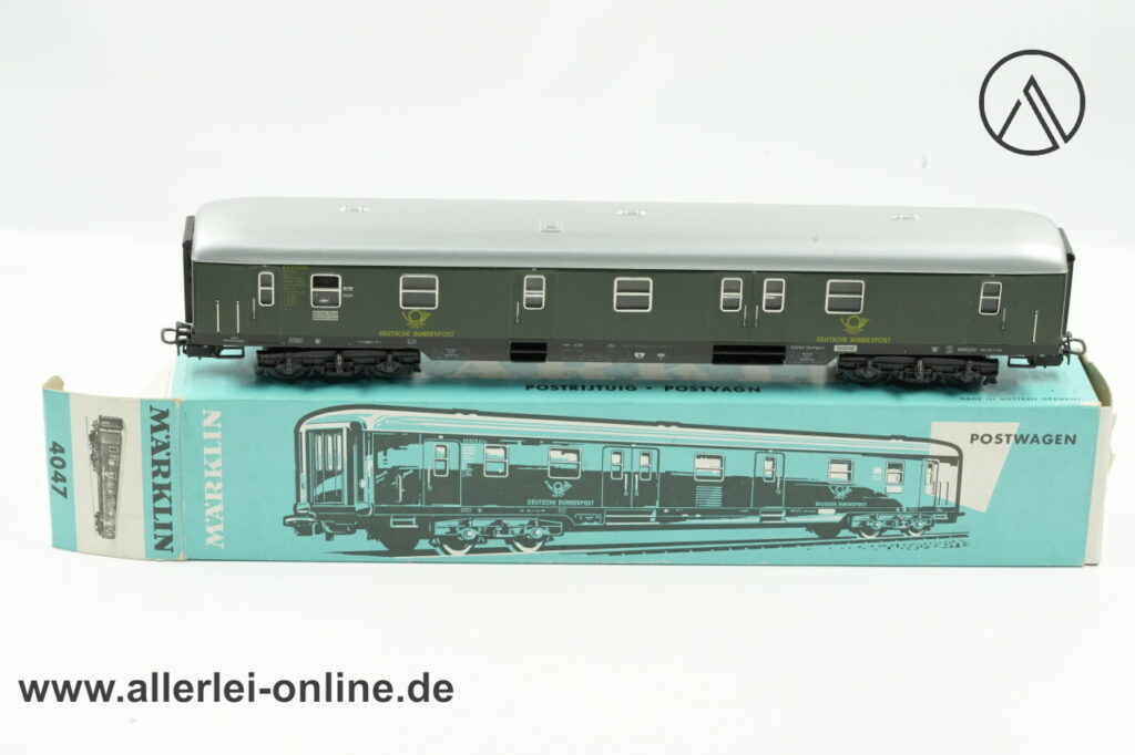 Märklin H0 | Märklin 4047 Postwagen | Post 4m 62262Stg Reisezugwagen