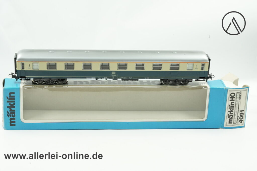 Märklin H0 | Märklin 4091 Schnellzugwagen 1.Klasse mit Beleuchtung | Aüm 203 Personenwagen 518010-80243-8