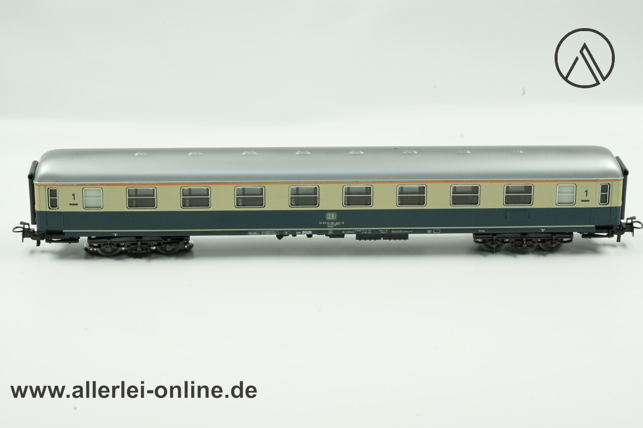 Märklin H0 | Märklin 4091 Schnellzugwagen 1.Klasse mit Beleuchtung | Aüm 203 Personenwagen 518010-80243-8 mit OVP Märklin H0 | Märklin 4091 Schnellzugwagen 1.Klasse mit Beleuchtung | Aüm 203 Personenwagen 518010-80243-8 mit OVP