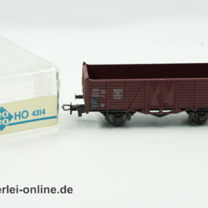 Roco H0 | Roco 4314 Hochbordwagen Europ 752052 Om21 der DB | 2-Achs Güterwagen