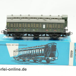 Märklin H0 | Märklin 4005 Abteilwagen 330Stg mit Bremserhaus | 3-Achsiger 2. Klasse Personenwagen