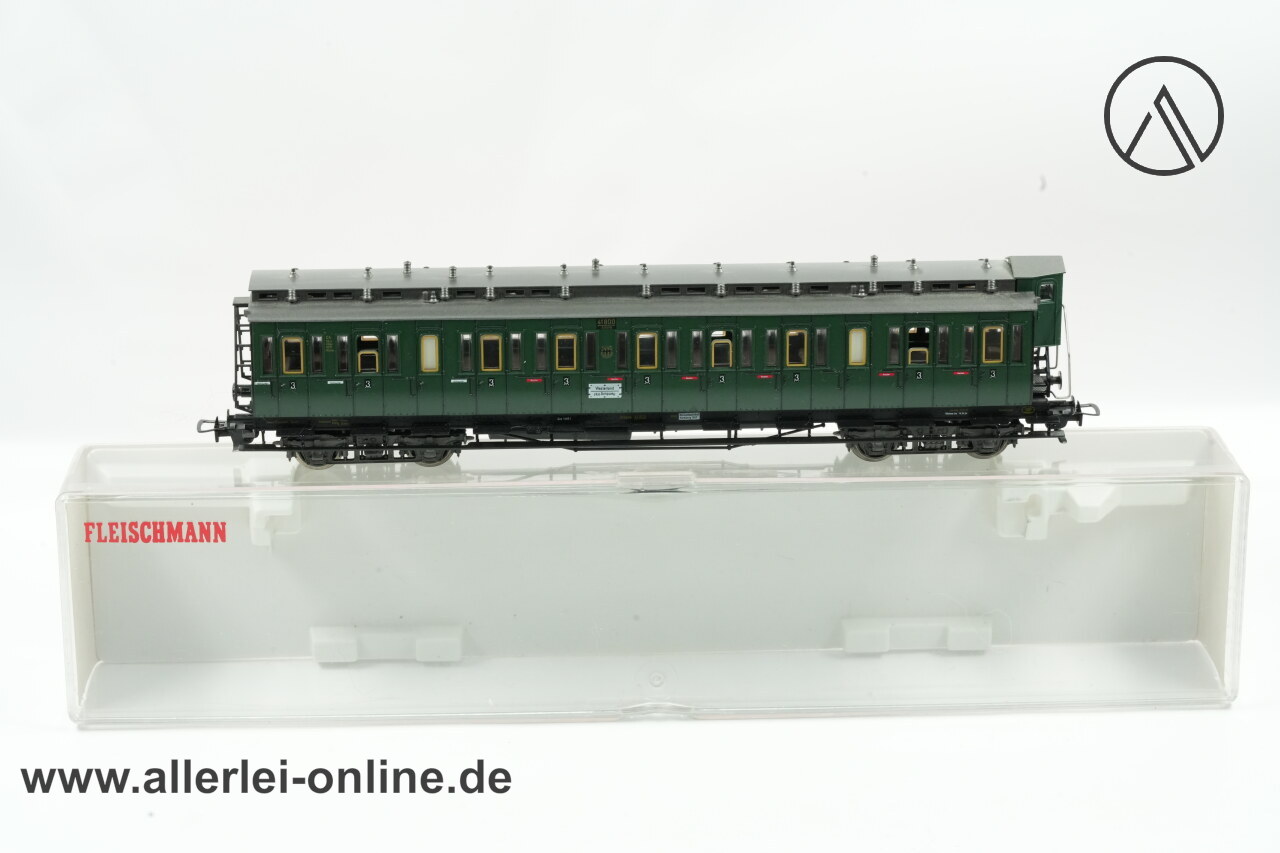 Fleischmann H0 | Fleischmann 5086 Personenwagen | 4-Achs Abteilwagen 3. Klasse 41800 Altona der DRG Fleischmann H0 | Fleischmann 5086 Personenwagen | 4-Achs Abteilwagen 3. Klasse 41800 Altona der DRG