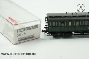 Fleischmann H0 | Fleischmann 5086 Personenwagen | 4-Achs Abteilwagen 3. Klasse 41800 der DRG