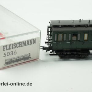 Fleischmann H0 | Fleischmann 5086 Personenwagen | 4-Achs Abteilwagen 3. Klasse 41800 der DRG