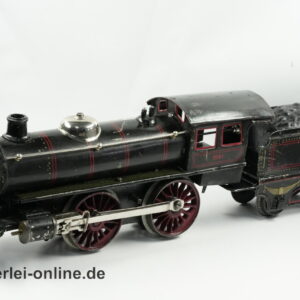 Märklin Spur 1 | Märklin 1041 Dampflok mit Kohletender 18601 | Blech Uhrwerk-Dampflokomotive 1041 | Vorkriegszeit Blechspielzeug
