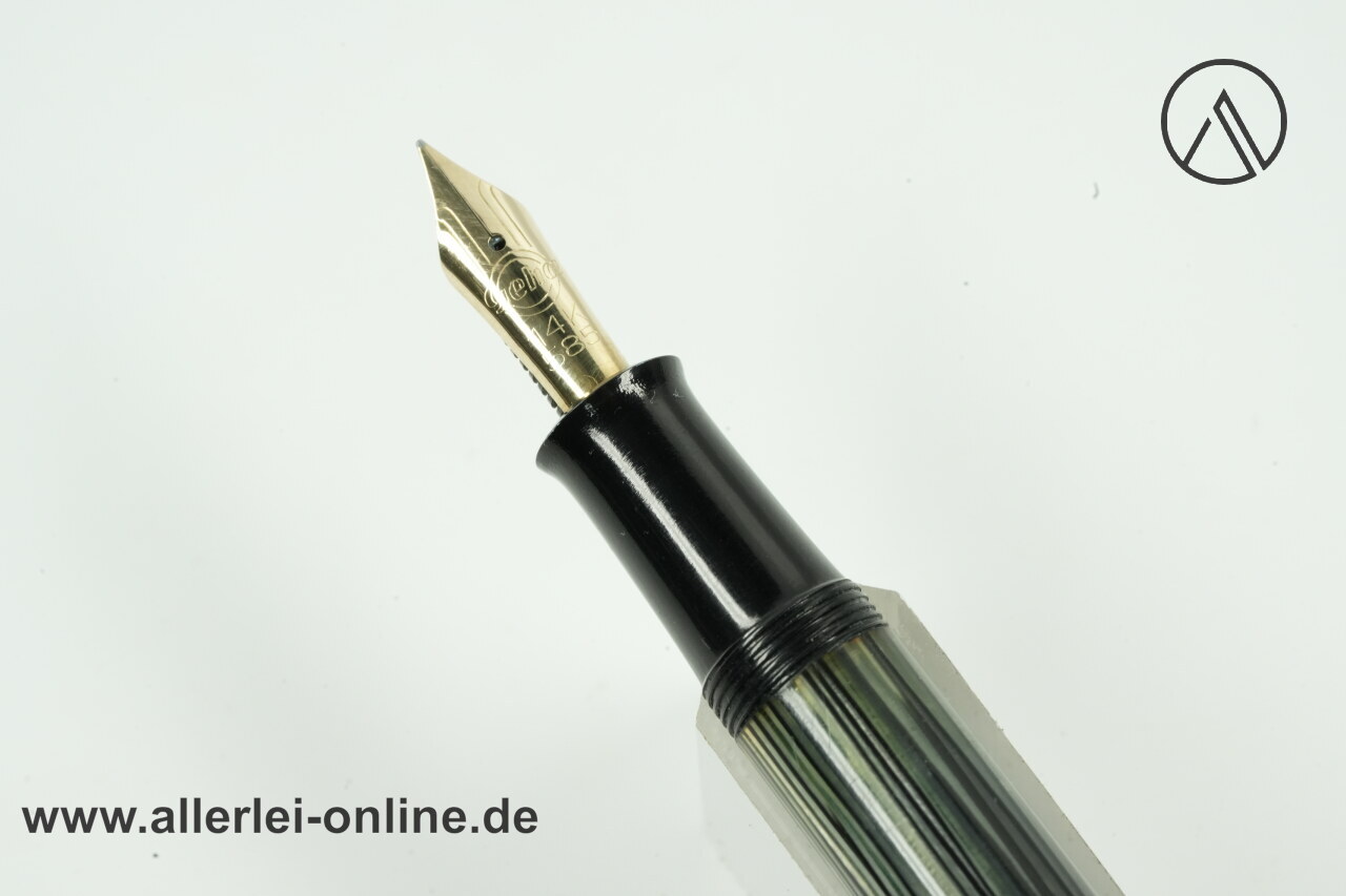 GEHA 790 Füller | Kolbenfüller grün/schwarz | Goldfeder 14C/585 Gold GEHA 790 Füller | Kolbenfüller grün/schwarz | Goldfeder 14C/585 Gold