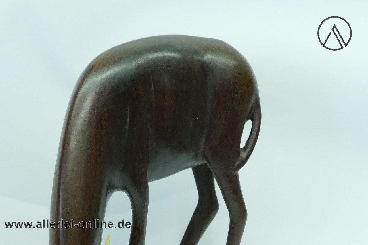 Antilope Holzfigur | Edelholz Gazelle ,massiv Holz Figur 27 cm | Afrikanische Volkskunst Handarbeit 2 Antilope Holzfigur | Edelholz Gazelle ,massiv Holz Figur 27 cm | Afrikanische Volkskunst Handarbeit 2
