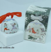 Hutschenreuther Ole Winther | Weihnachts Kugel 1991 | Boule de Noël 91 | Christmas Ball | Vintage Porzellan Kugel