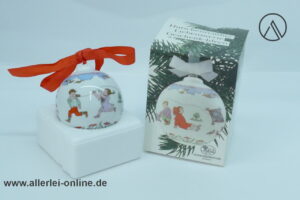 Hutschenreuther Ole Winther | Weihnachts Kugel 1991 | Boule de Noël 91 | Christmas Ball | Vintage Porzellan Kugel