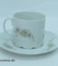 Rosenthal Classic Rose | Porzellan Kaffeetasse mit Untertasse | Monbijou Grüne Ranke