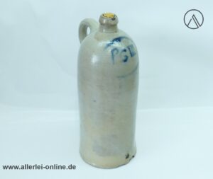 Westerwald Steingut- Henkelflasche Weinflasche Brandweinflasche | PG IIL | Salzglasur ( Bränweinsdunk )