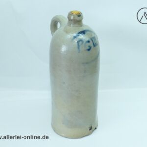 Westerwald Steingut- Henkelflasche Weinflasche Brandweinflasche | PG IIL | Salzglasur ( Bränweinsdunk )