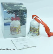 Hutschenreuther Porzellan Glocke | Nordpol Weihnachtsglocke 1992 | Im Gasthaus Zur Gans | Vintage Porzellanglocke