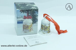 Hutschenreuther Porzellan Glocke | Nordpol Weihnachtsglocke 1992 | Im Gasthaus Zur Gans | Vintage Porzellanglocke