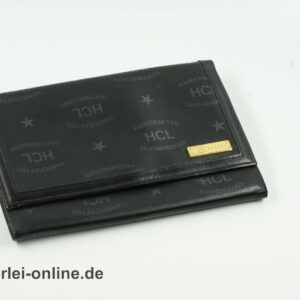 HCL 805260 Leder Geldbörse | Portemonnaie - Damengeldbörse | schwarz