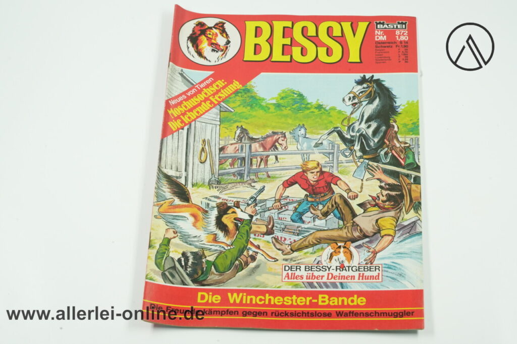 BESSY Comic-Heft Nr. 872 | Die Winchester-Bande | Vintage Bastei Verlag Western Comic 1