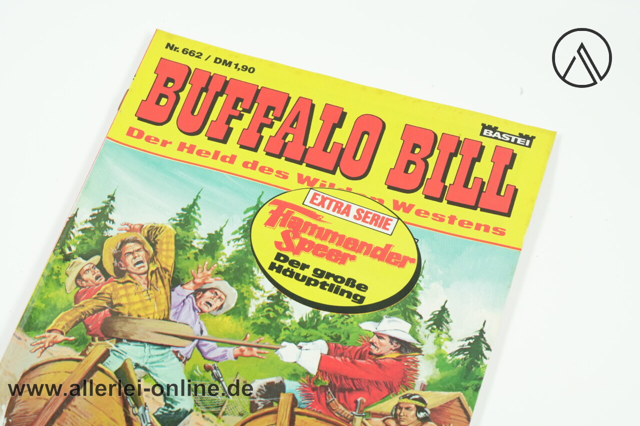 Buffalo Bill Comic-Heft Nr.662 | Der Held des Wilden Westens | Die Satansbande vom Red River | Vintage Bastei Verlag Comic 3 Buffalo Bill Comic-Heft Nr.662 | Der Held des Wilden Westens | Die Satansbande vom Red River | Vintage Bastei Verlag Comic 3