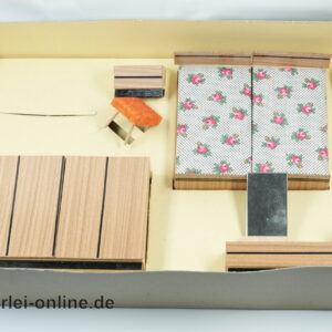Fritz Altmann Puppenmöbelfabrik | Schlafzimmer | Puppenstubenmöbel in OVP